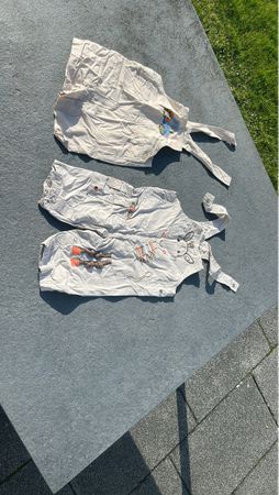 Süessi Kinder Sommer Latzhose mit Zebra Applikation, Gr62