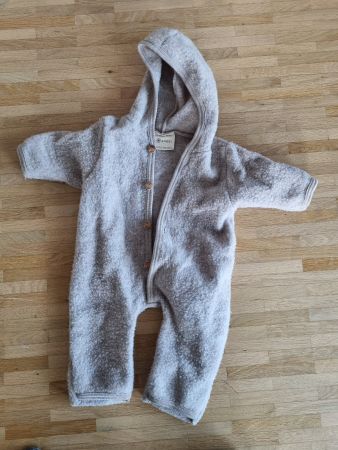 Engel baby wollfleece overall Gr.50-56cm Beige