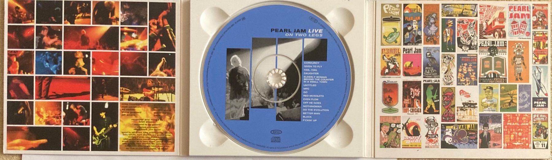 CD: PEARL JAM - LIVE ON TWO LEGS – Usato da Poliez-Pittet venduto da Newtown-Records 2