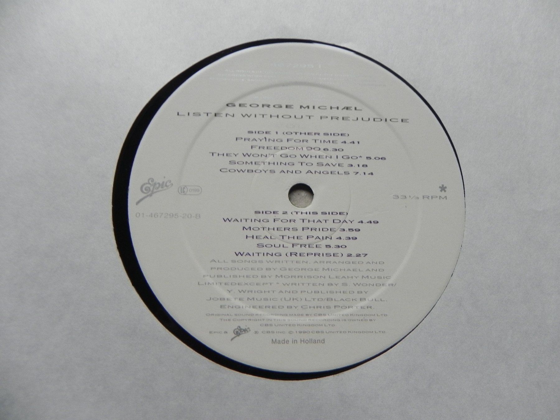 Dischi in vinile: LP Synth Pop George Michael 1990 Features : Praying for Time – Usato da Siebnen venduto da krimsie 4