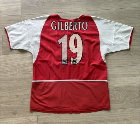 2002-04 Arsenal Home Shirt Gilberto #19