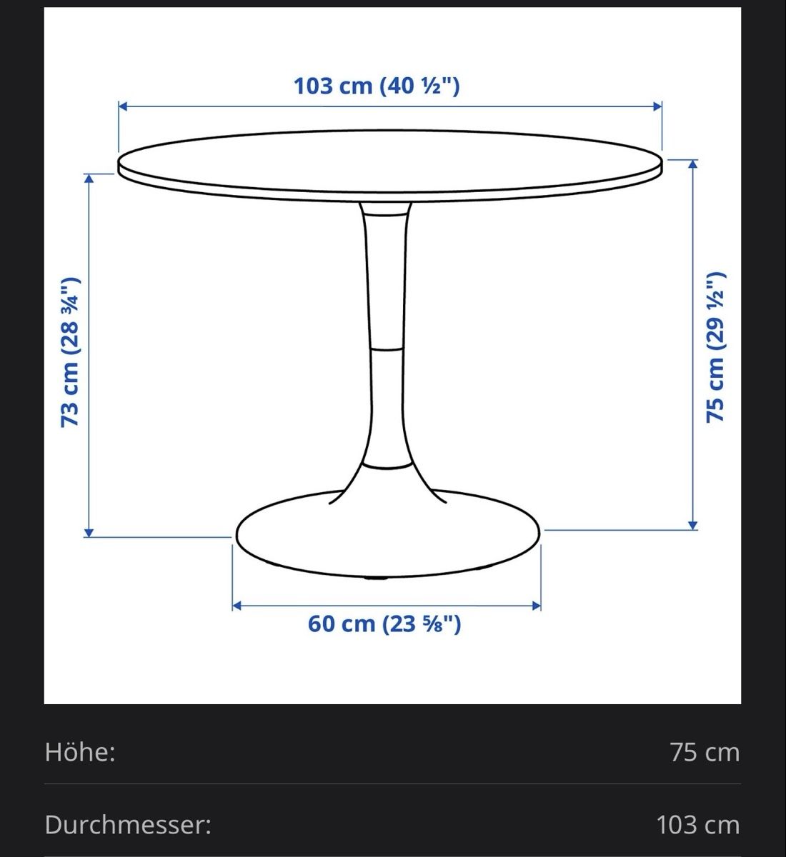 Ikea Tische: Ikea Tisch Docksta – Gebraucht aus St. Gallen von Super_Nova7 4