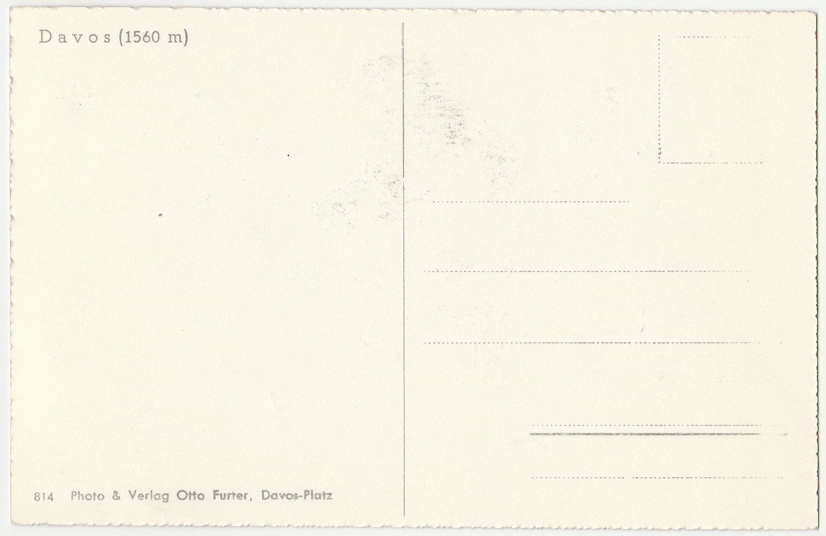 Cartoline postali: DAVOS – Usato da Fällanden venduto da Blausegelfliege 1