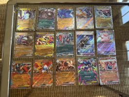 Pokémon Karten Lot 15x Japanisch EX / Mega EX Holo