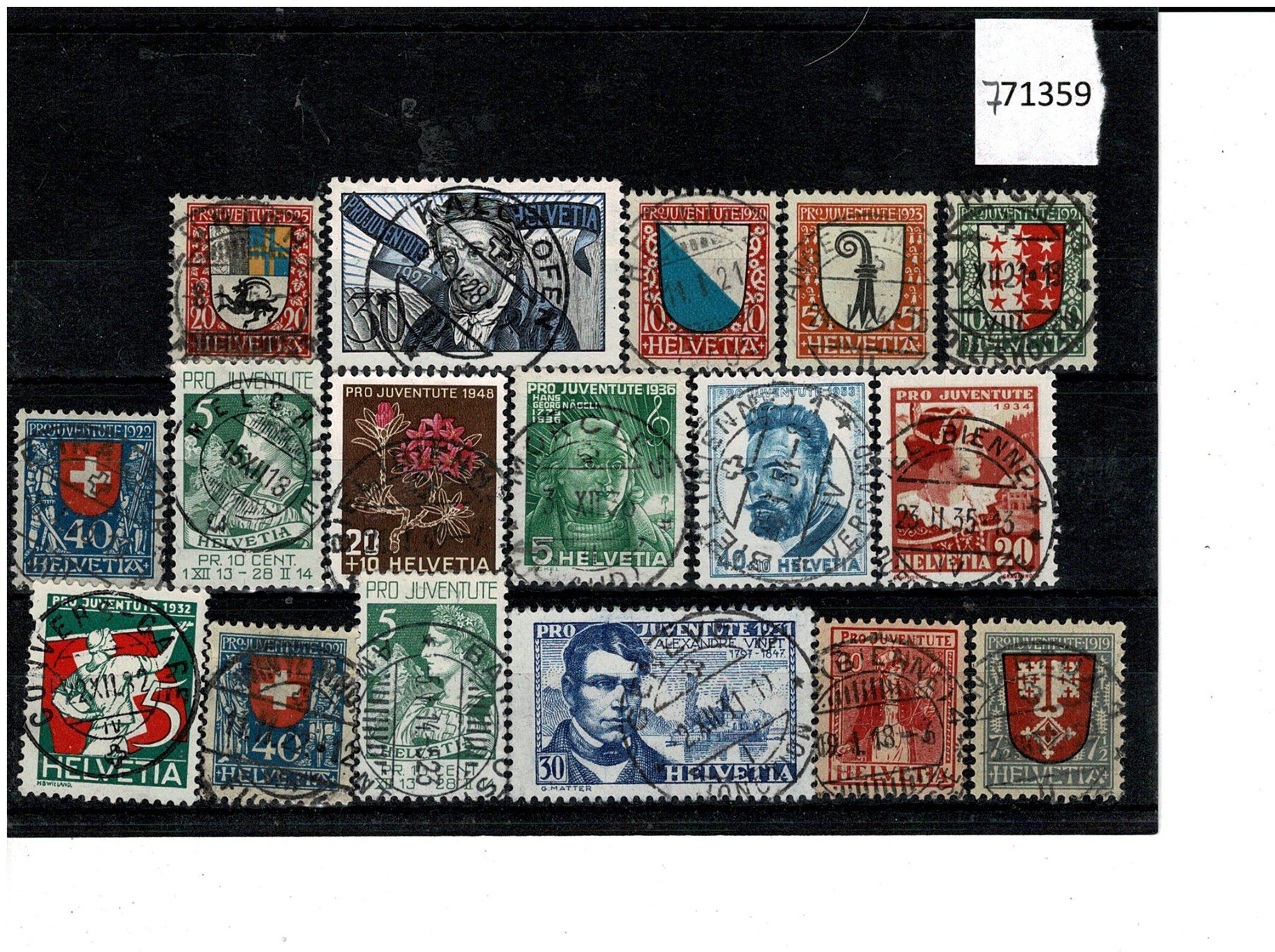 Tutti i francobolli: PJ Los 17 Zentralstempel – Usato da Lausanne venduto da Whorvath