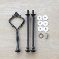 14 Etagerestangensets Krone schwarz