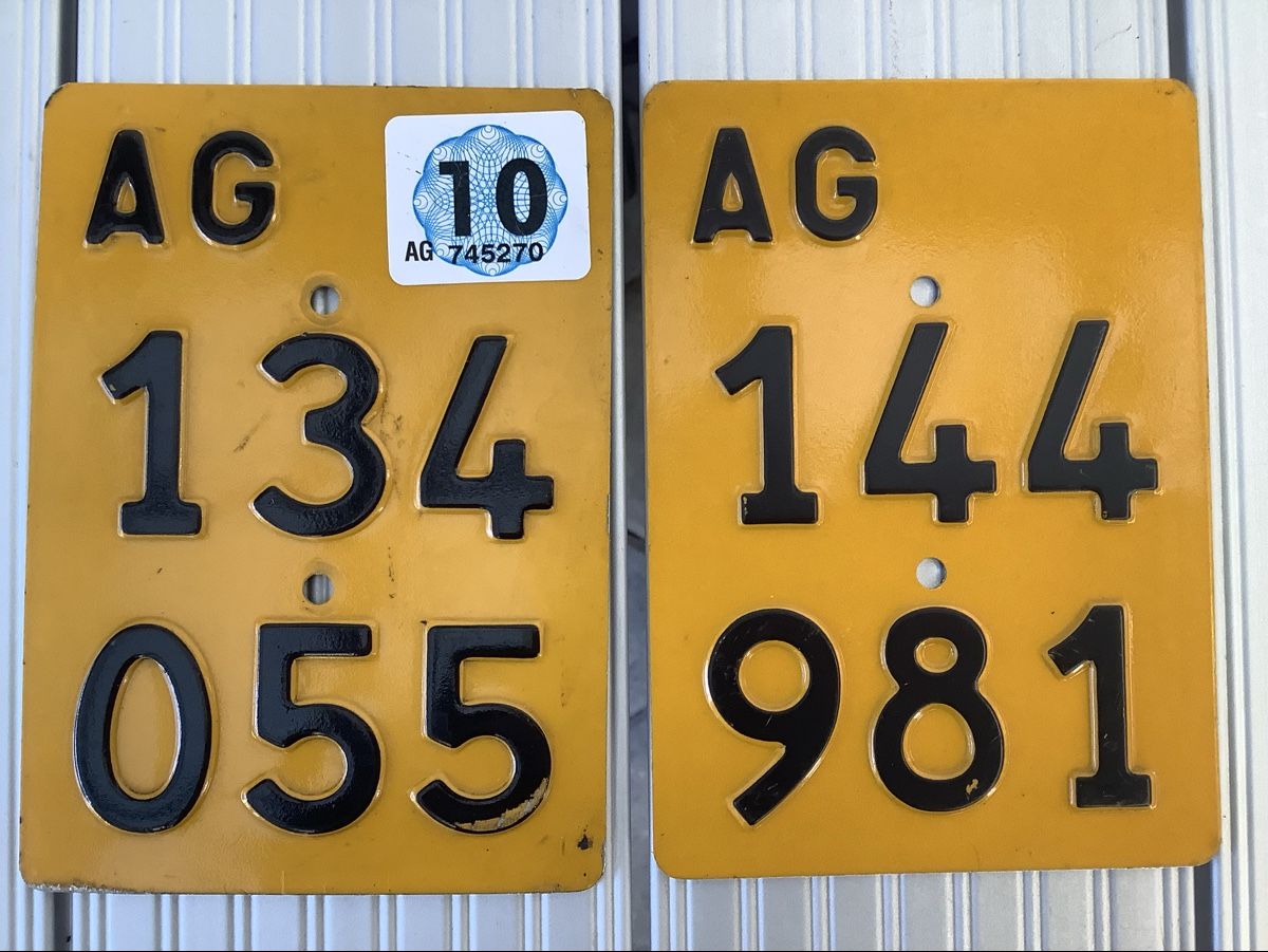 Insegne: Mofanummern AG – Usato da Zofingen venduto da Borni53 2