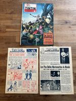 1953 Tintin Rarité Tim Magazin mit 2 Suppléments Beilagen!