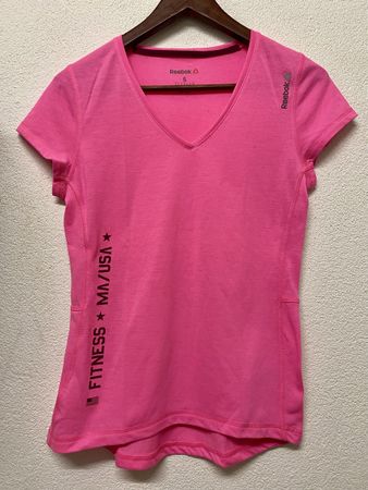 Reebok Fitness Shirt Grösse S pink Top Sport Damen Laufshirt