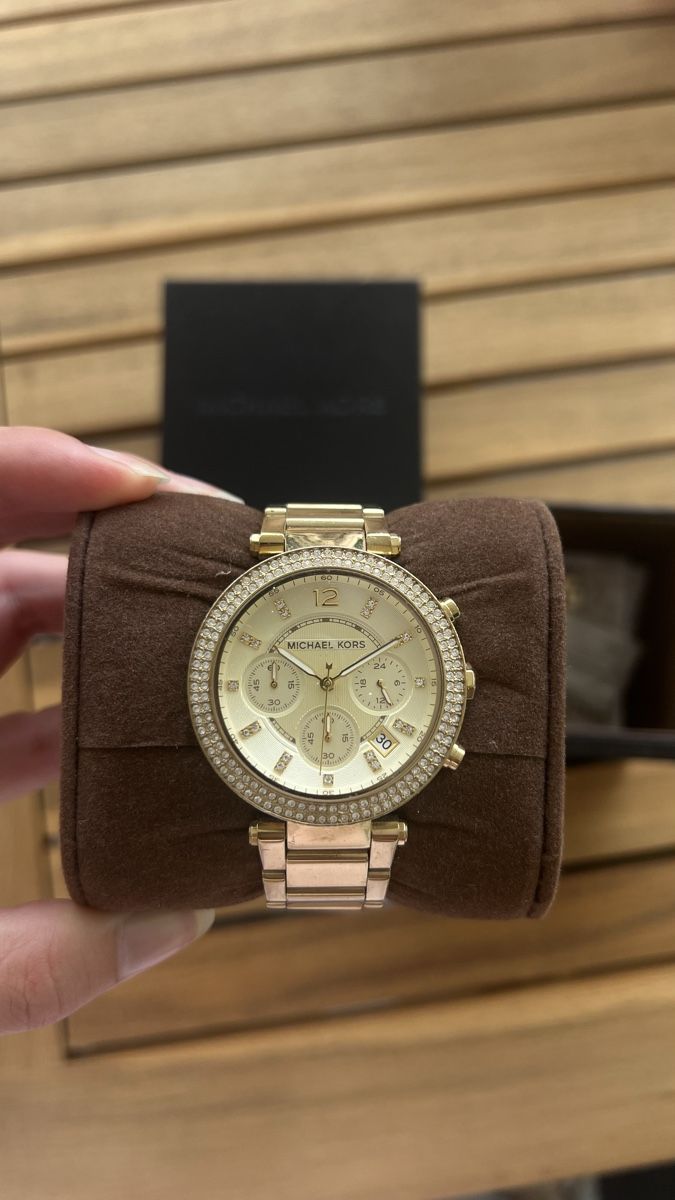 Michael Kors Orologi: Michael Kors Uhr Damenuhr Gold – Usato da Glattfelden venduto da Sparina