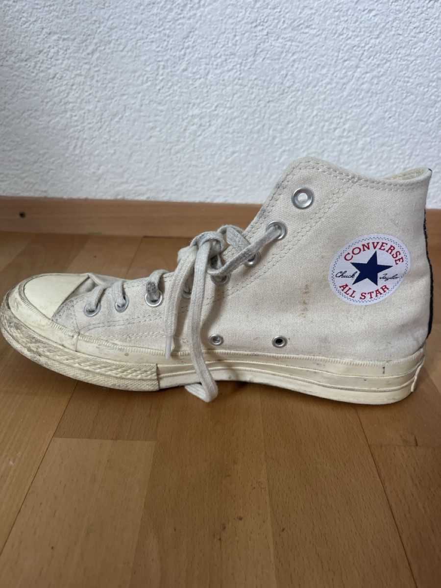 Comme Des Garcons Scarpe da uomo: Converse Play Comme des Garçons Chuck Taylor Gr. 41 – Usato da Bern venduto da isabel70 1