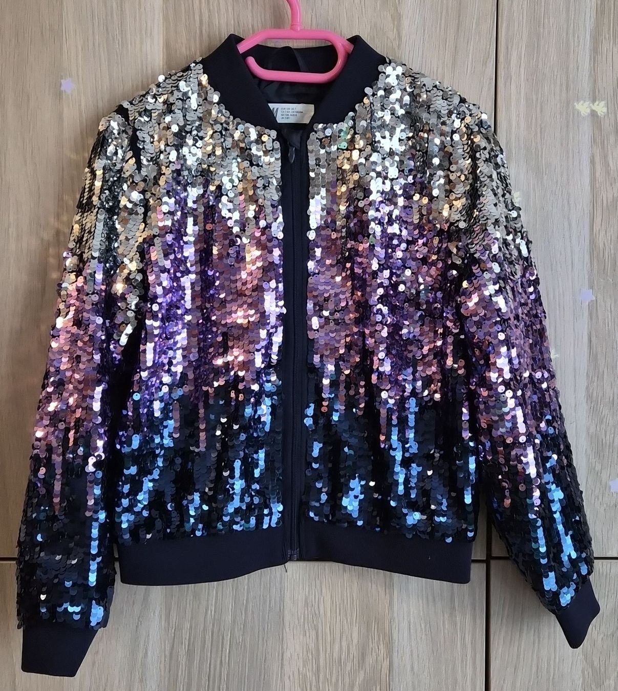 H&M Giacche & Cappotti: Veste à sequins multicolores ✨ 128 H&M – Usato da Payerne venduto da fantasy124