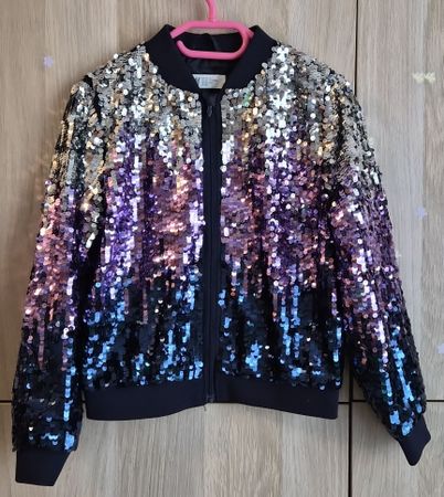 Veste à sequins multicolores ✨ 128 H&M