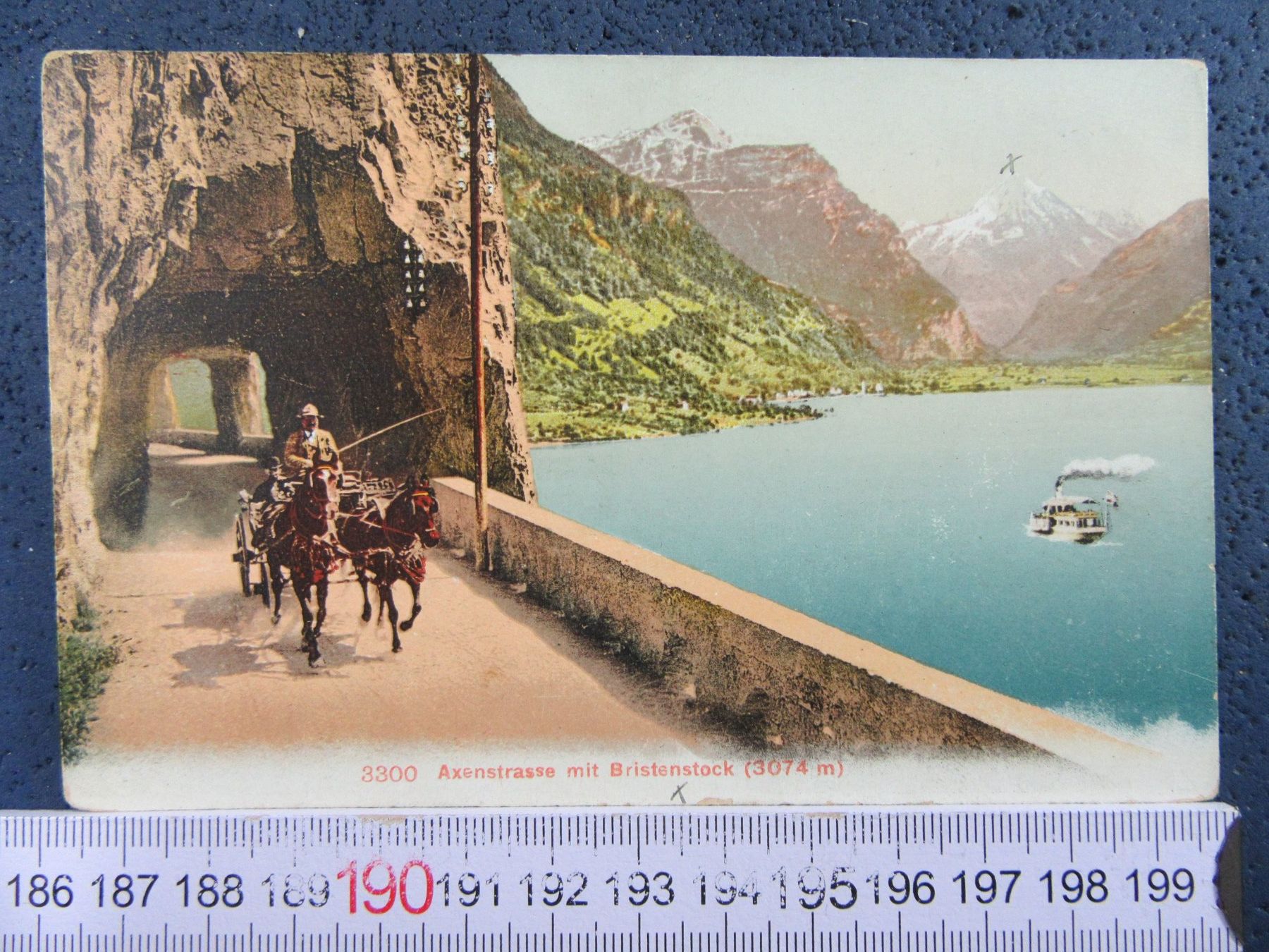 Ansichtskarten: AXENSTRASSE 1907 KUTSCHE URI AK – Gebraucht aus Ettingen von Hausi4711