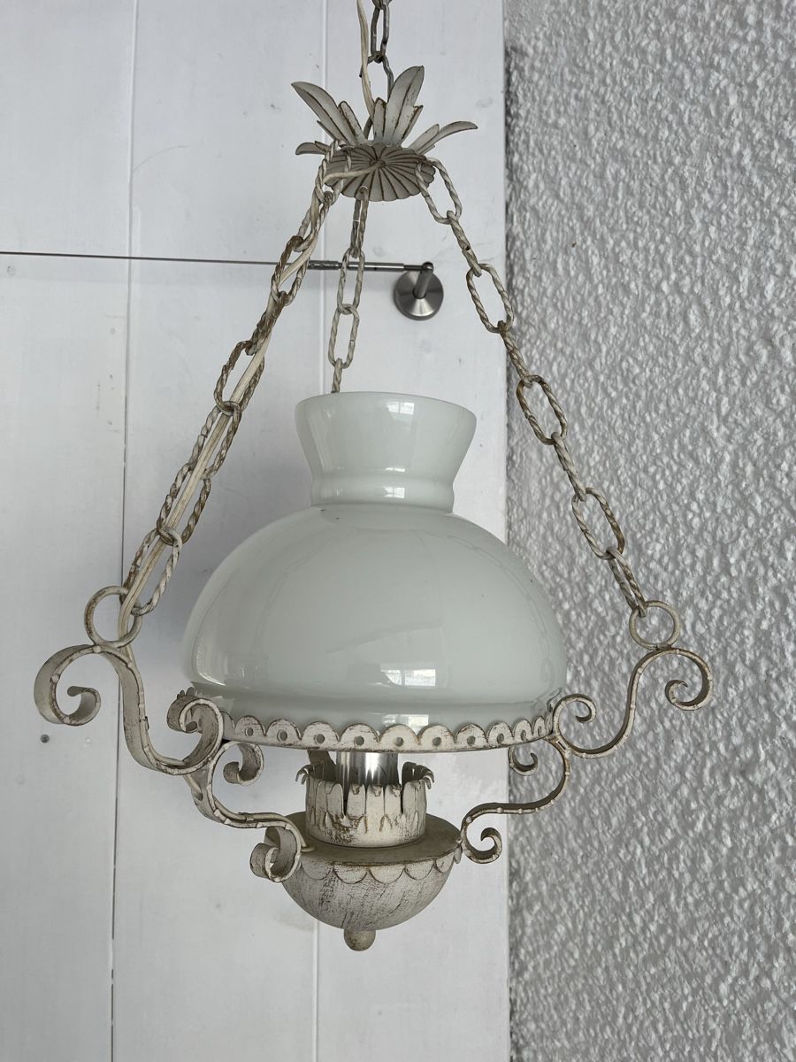 Lampadari & plafoniere: Shabby Chic Hängelampe / Metall und Glas – Usato da Wetzikon ZH venduto da seli03 4
