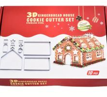 Lebkuchenhaus Ausstecher Weihnachten Set 10-tlg. Neu!