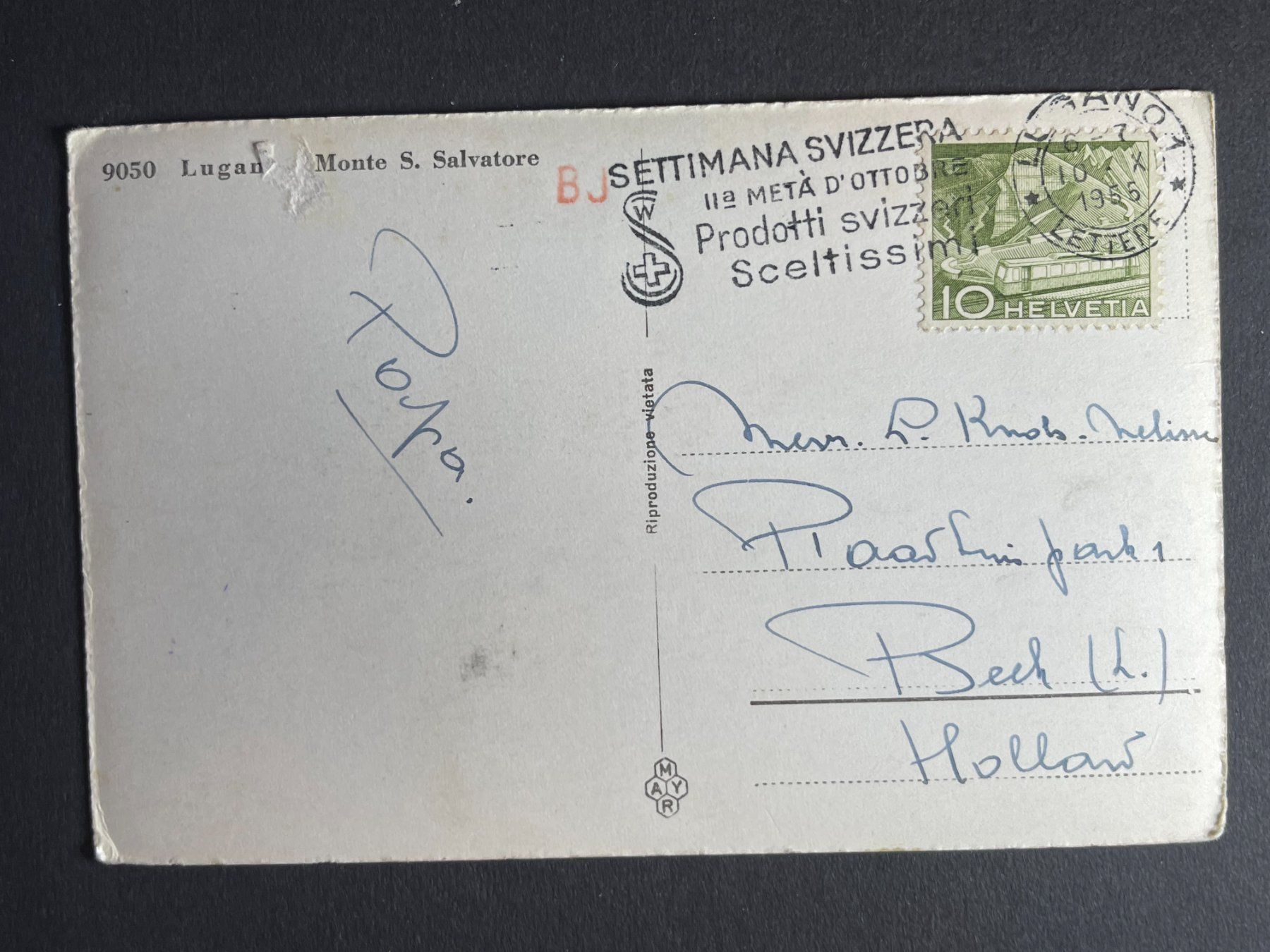 Cartoline postali: Lugano - Monte S. Salvatore – Usato da Steg VS venduto da _vinci_ 1