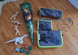 Dinosaurier-Set, Etui, Schultüte