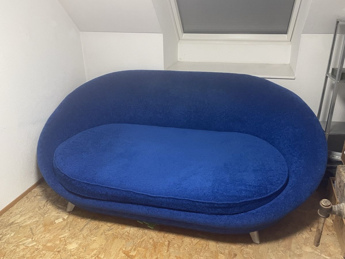 Sofas: Blaues Bretz Designer Sofa – D'occasion à Malters par bme_nh5c 1