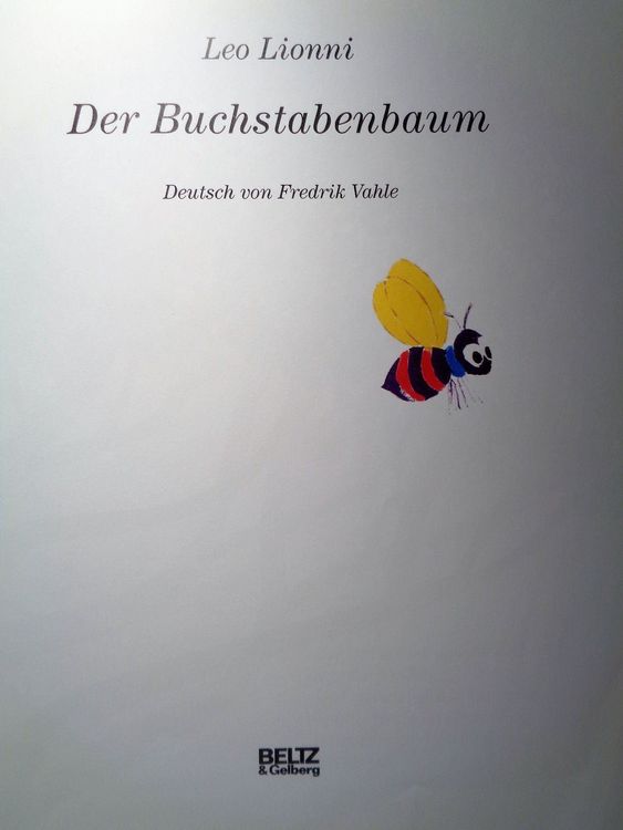 Leo Lionni - Der Buchstabenbaum / Bilderbuch Ab Fr. 8.- | Kaufen Auf ...