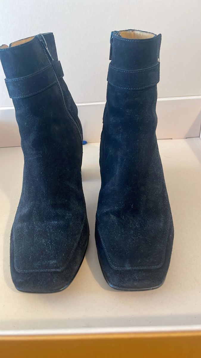 Scarpe da donna: Élégantes bottines Sezane daim noir, taille 40 – Usato da GENEVE venduto da Myrtille8 1