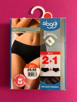 SLOGGI Slip Midi Microfibre Gr. 48,  Farbe Schwarz (3 Stück)