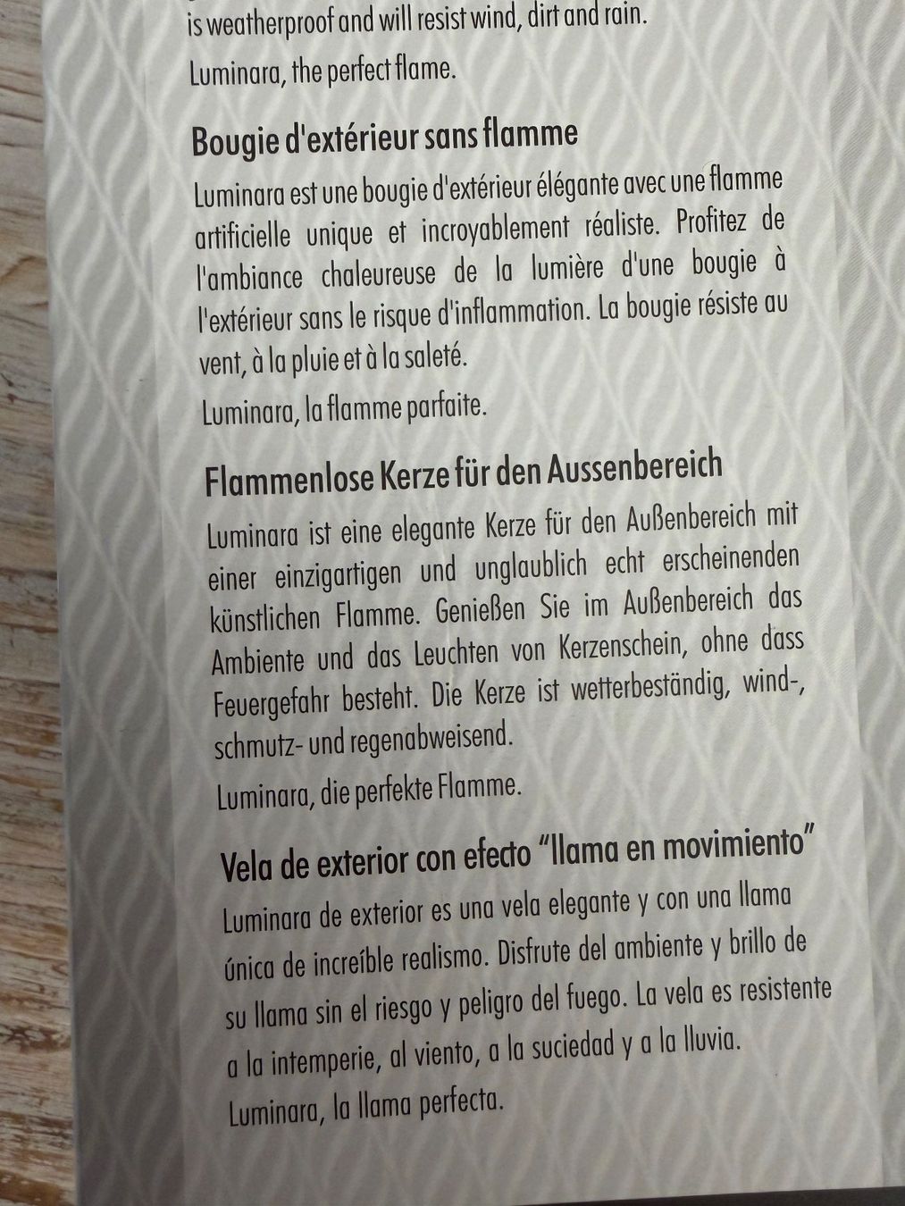 Kerzen: 2x Luminara Outdoor Kerze mit Timer – Gebraucht aus Wolfwil von Inseider12 5