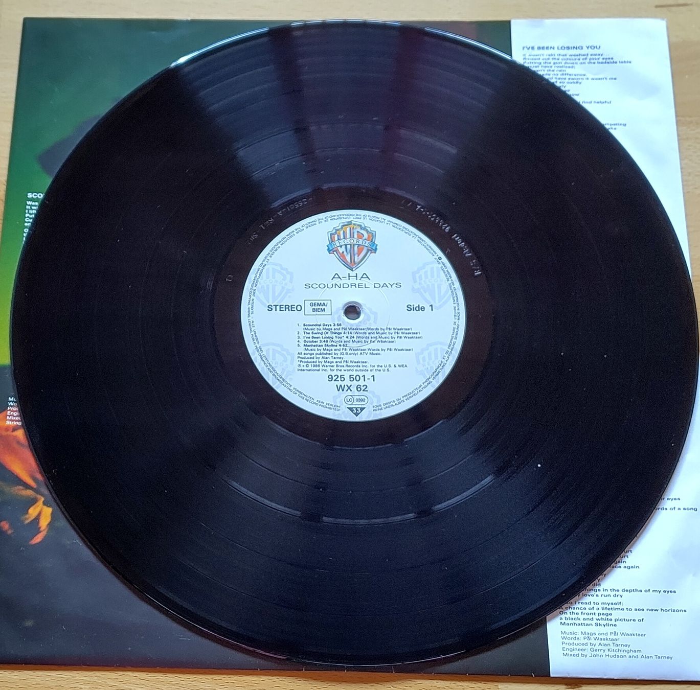 Dischi in vinile: A-ha - Scoundrel Days Vinyl LP, 1986 – Usato da Bonaduz venduto da Gluehwuermchen44 5