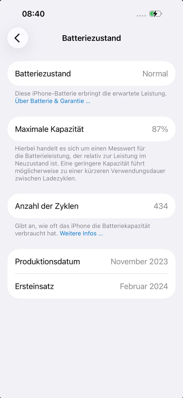 Apple Portables: Iphone 15 pro 128gb midnight blue – D'occasion à Freienstein par lk90 7