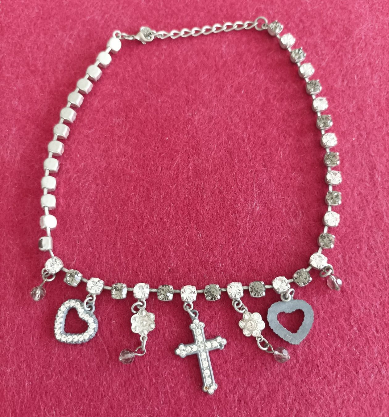 Catenine: Halskette Dirndlschmuck mit Strass 44cm – Usato da Buchs/SG venduto da ori_k6tq