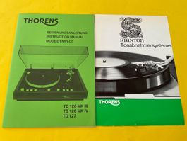 Thorens TD 126 MKIII, TD 126 MKIV, TD 127 Bedienungsanleitun