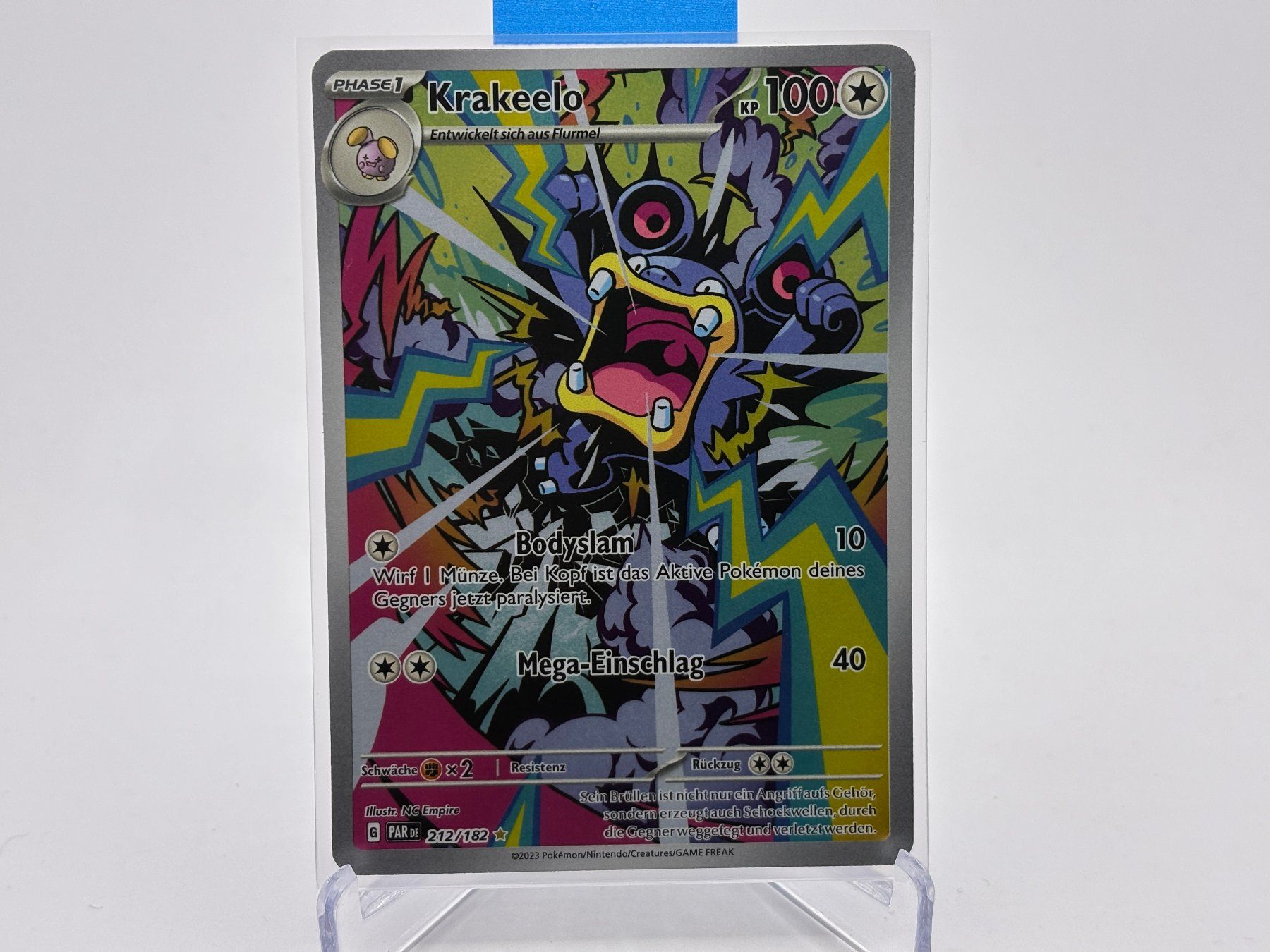 Pokémon Carte collezionabili: Paradoxrift - Krakeelo  (PAR 212) - DE – Nuovo (secondo la descrizione) da Allschwil venduto da Bullach