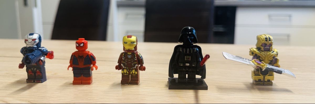 Figuren: Figuren Set Thano, Darth Vader, Spiderman und Iron Man – Neu (gemäss Beschreibung) aus Altstätten SG von Tiptop90