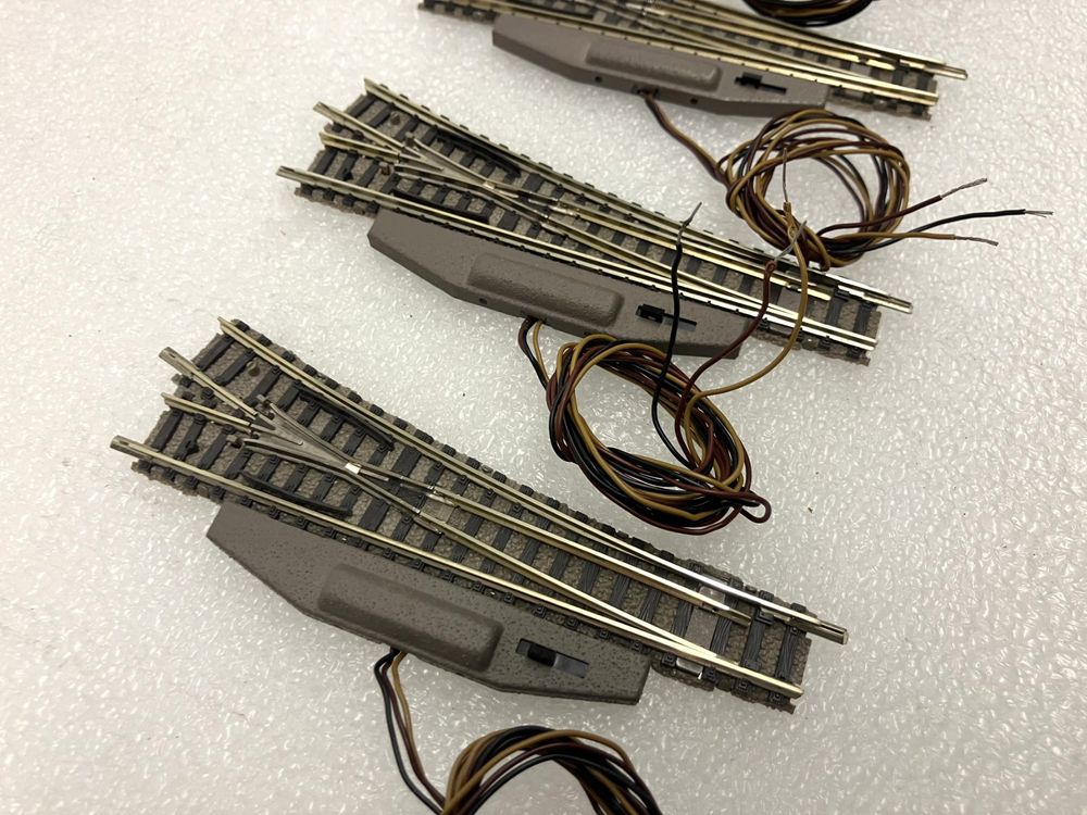 Fleischmann Modelleisenbahnen: Fleischmann 9179 N: 5 elektrische Weichen rechts - geprüft – Gebraucht aus Thun von retoolinoo 1