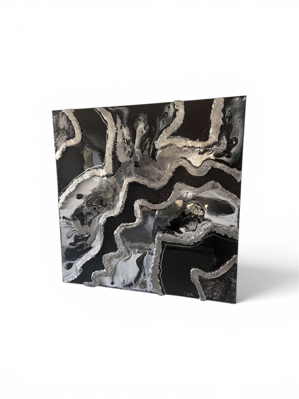 Tableaux: Galerie Gemälde 100x100 Epoxy Resin – Neuf avec emballage d'origine à Oftringen par SCHIBLI1 8