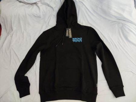 🔥Wrong Friends Hoodie black/blue Neu Gr. L NP 99.-🔥