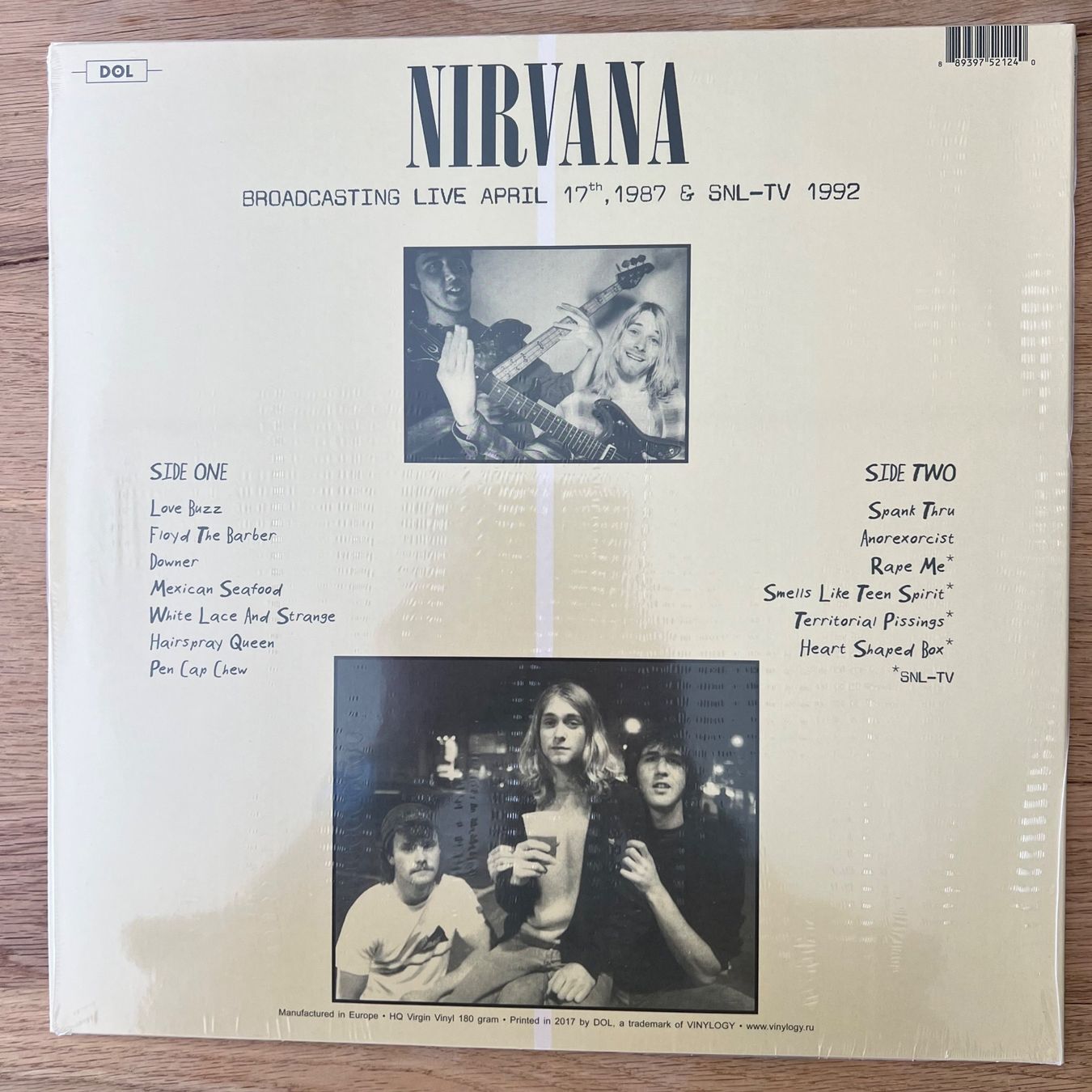 Dischi in vinile: Nirvana - Broadcasting Live KAOS-FM / 1. EU-Press. 2017 -NEW – Nuovo e nell'imballaggio originale da Gais venduto da soundcave57 1