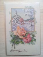carte de vœux Bonne Année - neuve