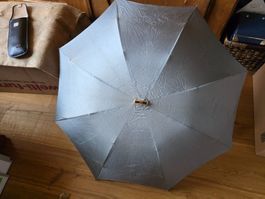 Vintage Schirm Knirps 2000 - Regenschirm 87 cm