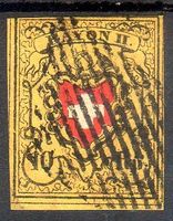1850 RAYON II MIT SCHWARZE RAUTE - ERHALT SIEHE SCAN - AX181