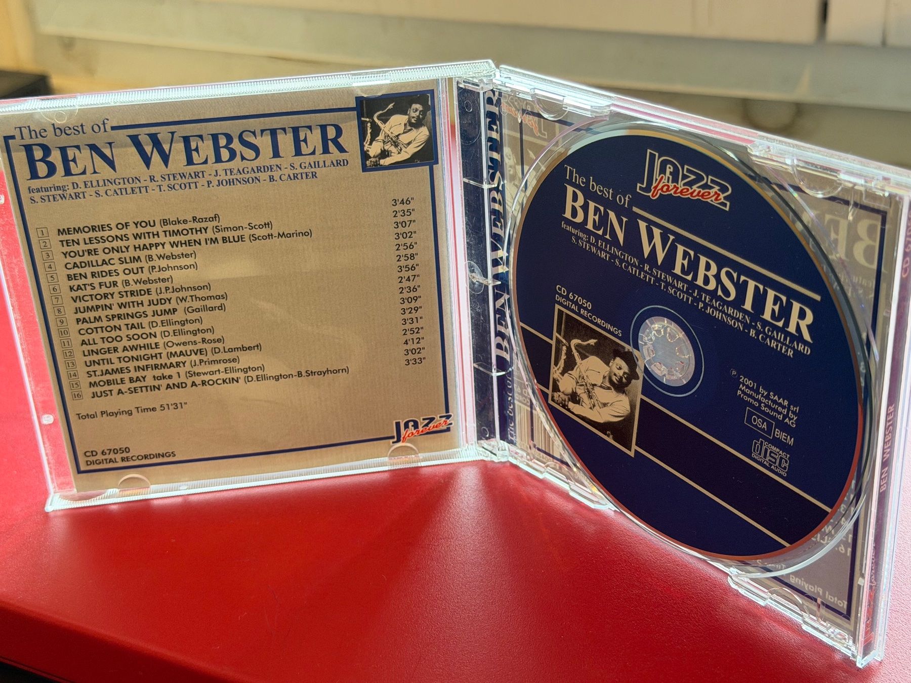 CDs: Ben Webster - Best Of - KA02C – D'occasion à Küsnacht ZH par JazzRecords 2
