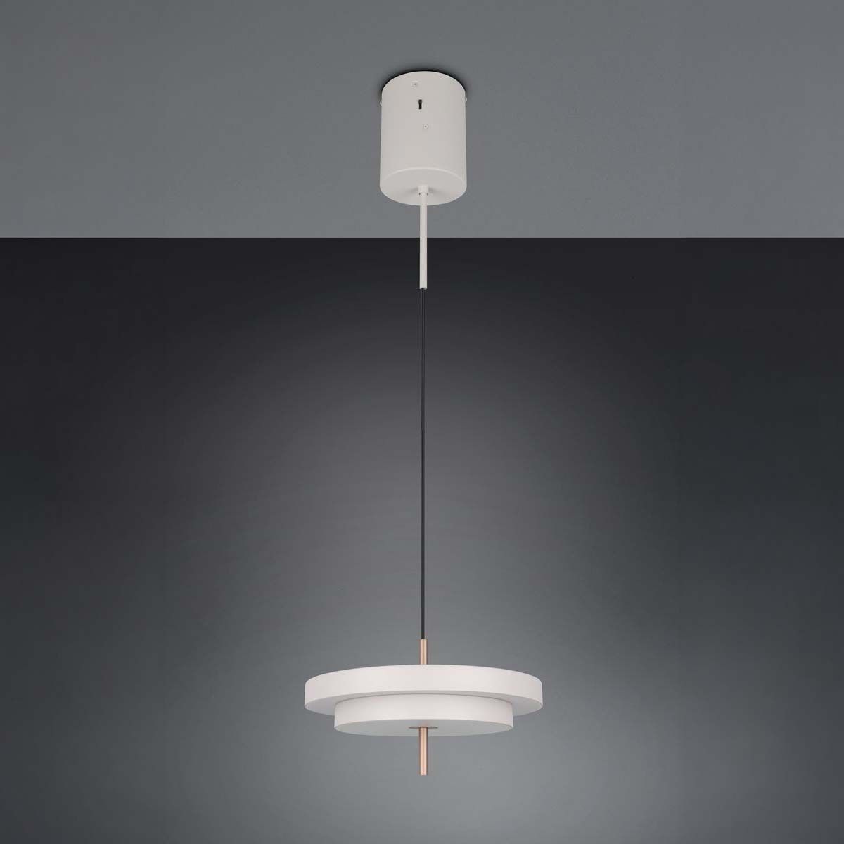 Lampadari & plafoniere: LED Pendelleuchte, Grau, CCT, 40 cm Ø – Nuovo (secondo la descrizione) da Kreuzlingen venduto da Smart-Light 2