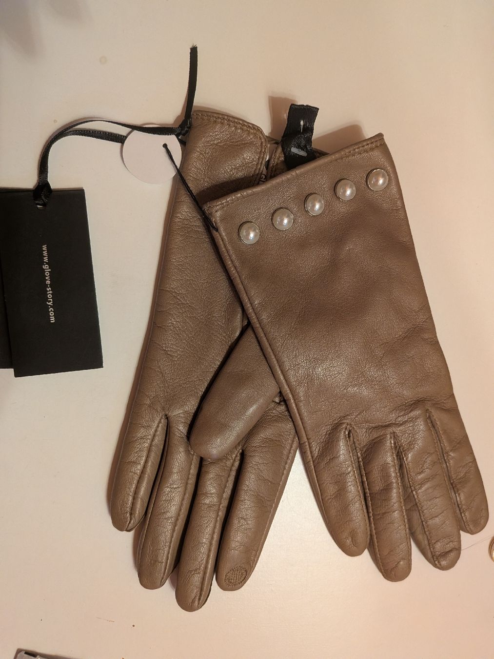 Guanti & manicotti: gants en cuir – Nuovo e nell'imballaggio originale da Vionnaz venduto da MarinaMGB 1