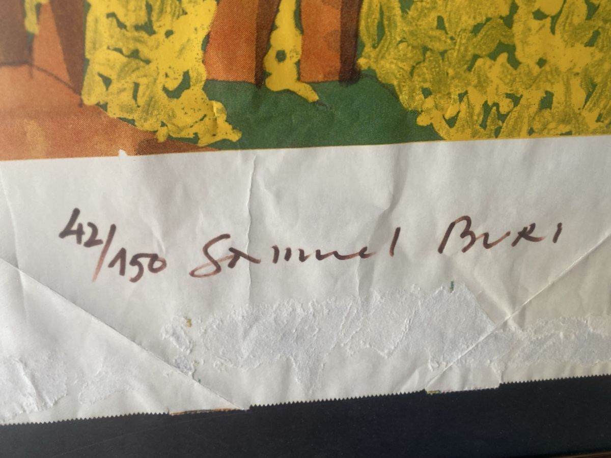 Dipinti: Samuel Buri 42/150 1990 – Usato da Lausanne venduto da Csamadhi 2