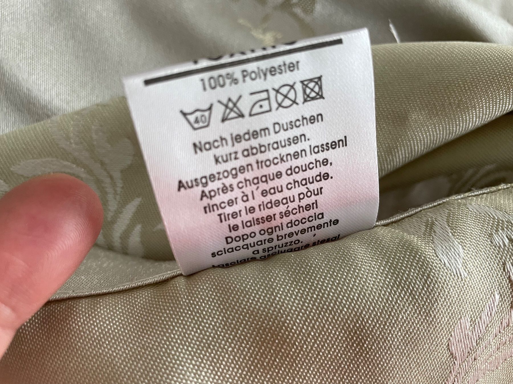 Tende: Neuer Textil Barock Duschvorhang – Nuovo e nell'imballaggio originale da Sirnach venduto da sirni 4