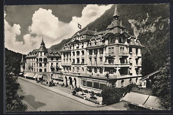 Cartoline postali: AK Interlaken, Hotel Royal St. Georges – Usato da Berlin venduto da bartko-reher