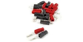 Amateurfunk - Powerpole-​Stecker 45A rot/schwarz 10 Satz