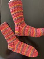 Handgestrickte Socken, Gr. 39/40. 🧦