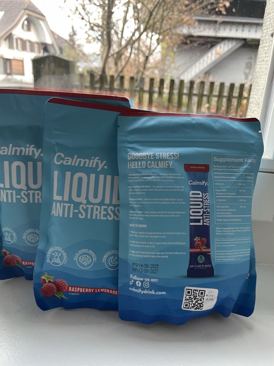Calmify Liquid Anti-Stress Himbeer Limonade, 30 Stk. Neu (Neu und ...