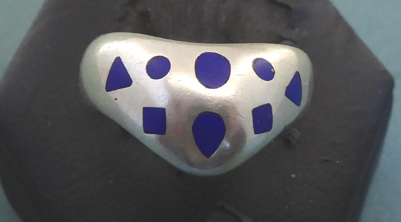 Anelli: Ring 925 Silber mit Emaille – Usato da Muri AG venduto da silvermouse007 1